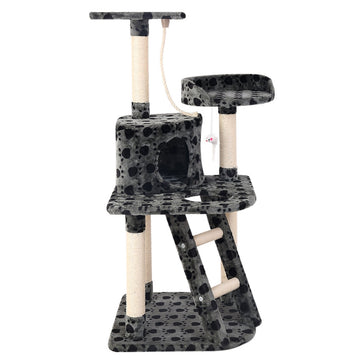 i.Pet Cat Tree 120cm Trees Scratching Post Scratcher Tower Condo House Furniture Wood 120cm i.Pet